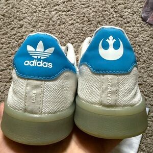 Adidas Kids' Star Wars Blue and White Sneakers